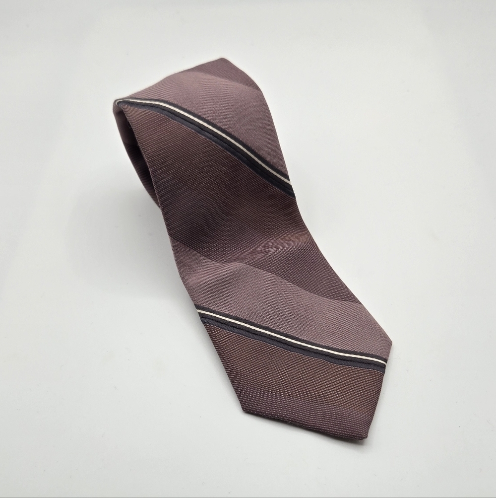 Austin Manor | Mauve Striped Tie